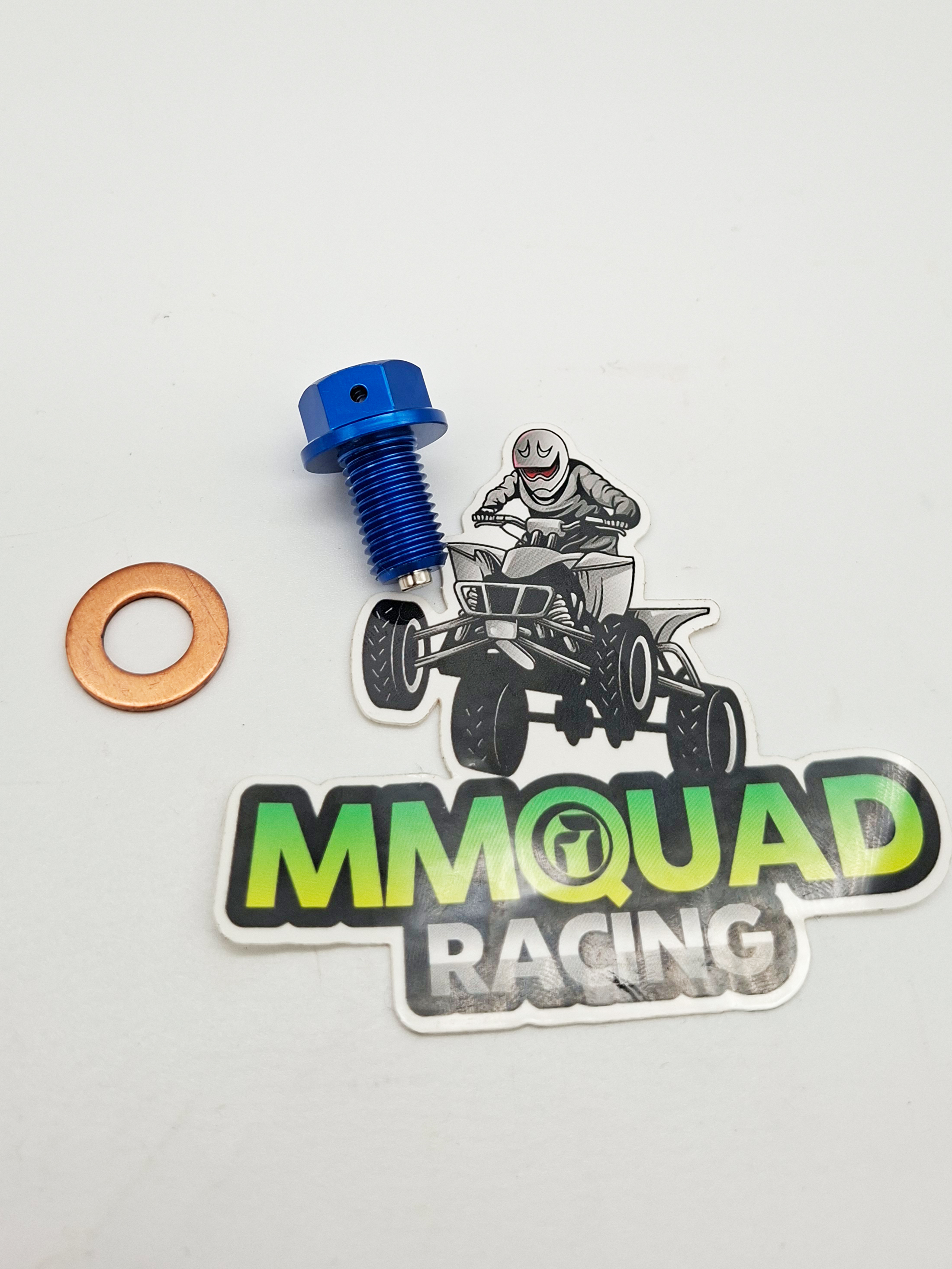 magnetische Ölablassschraube Blau Yamaha YFZ 450R Suzuki LTZ 400
