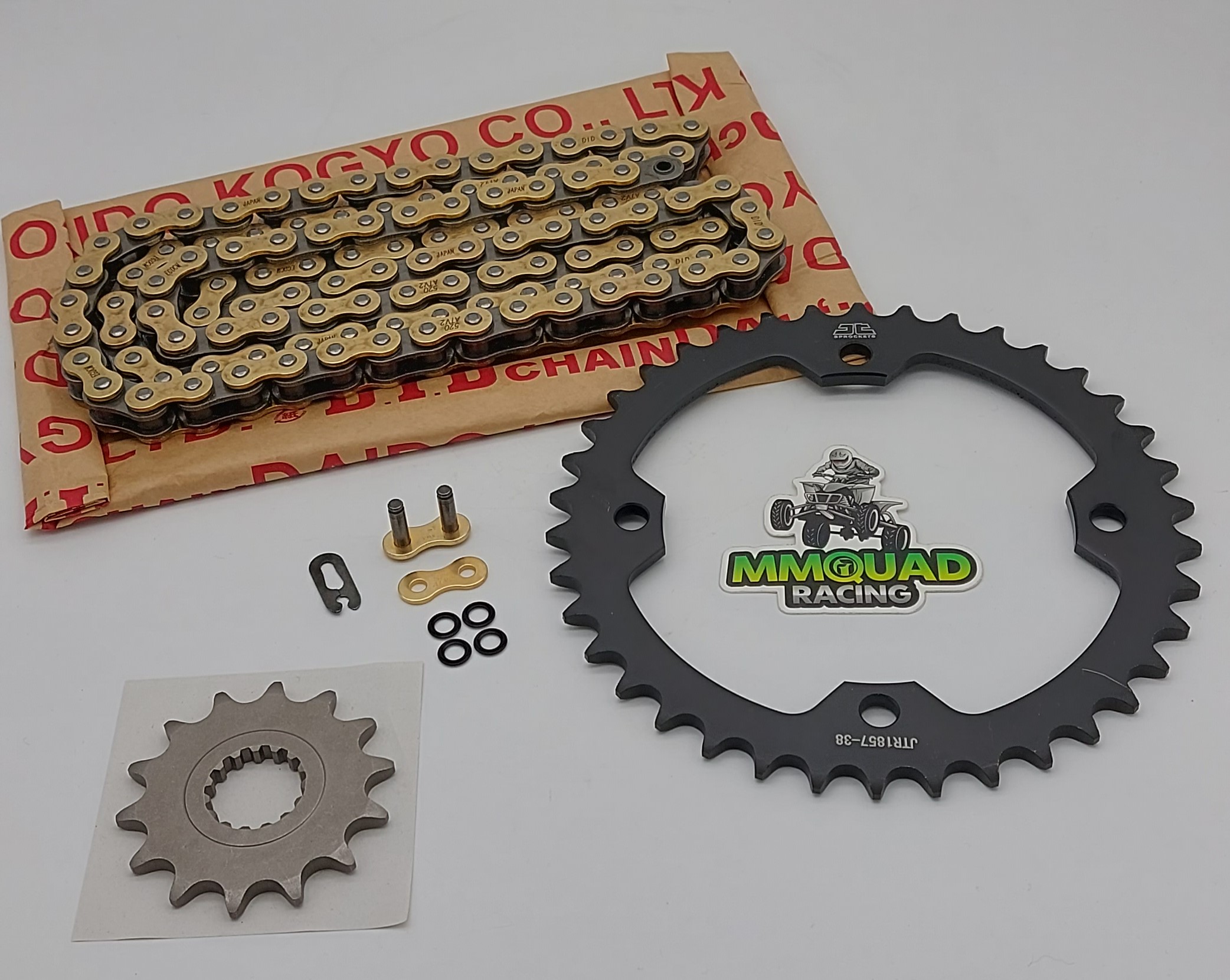 Kettensatz D.I.D 520 ATV2 Yamaha YFZ 450R YFM 700R Raptor