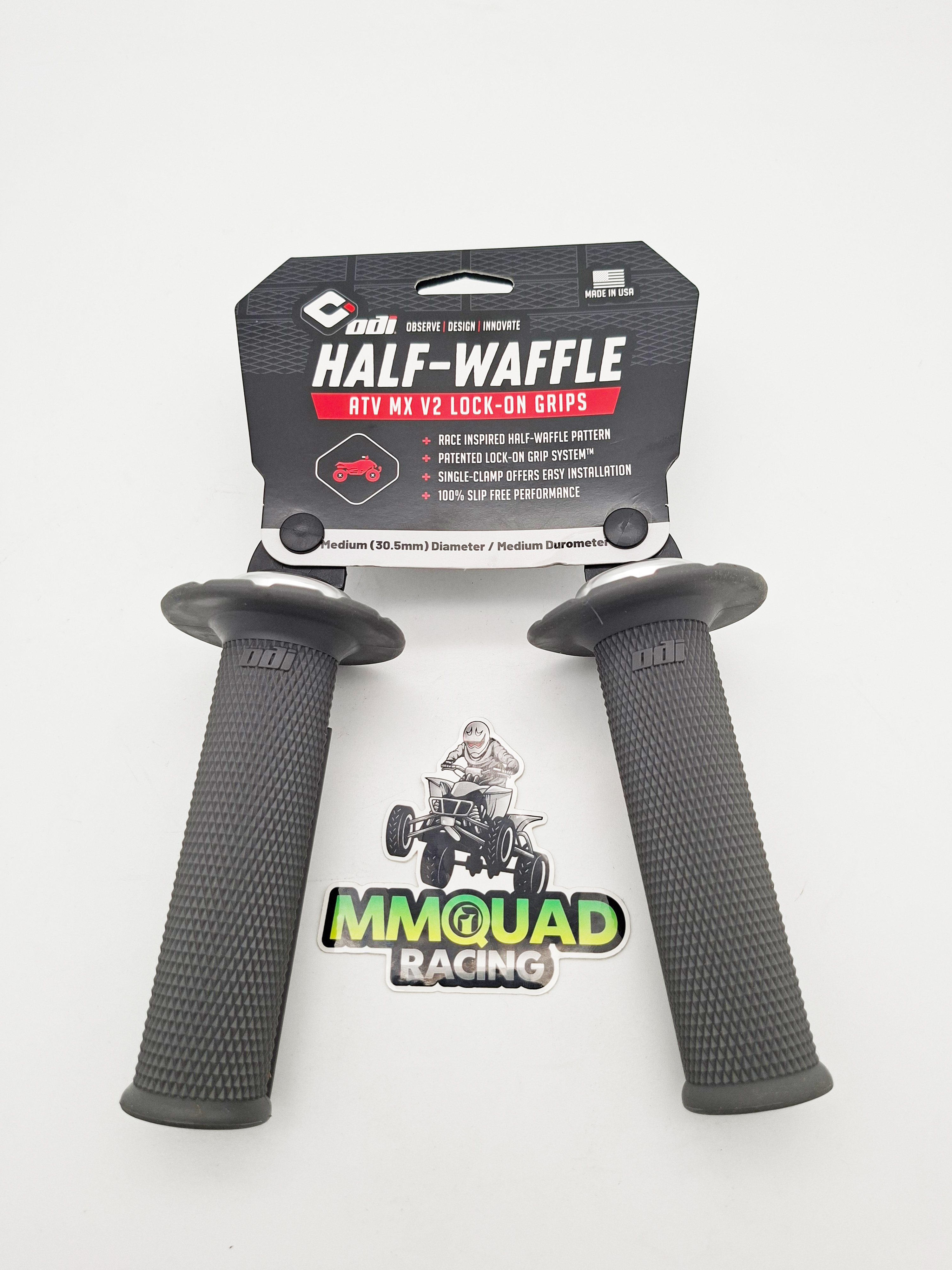 Griffe GRIP 1/2 WAFFLE ATVMX V2.1 MX BL-SL dunkelgrau