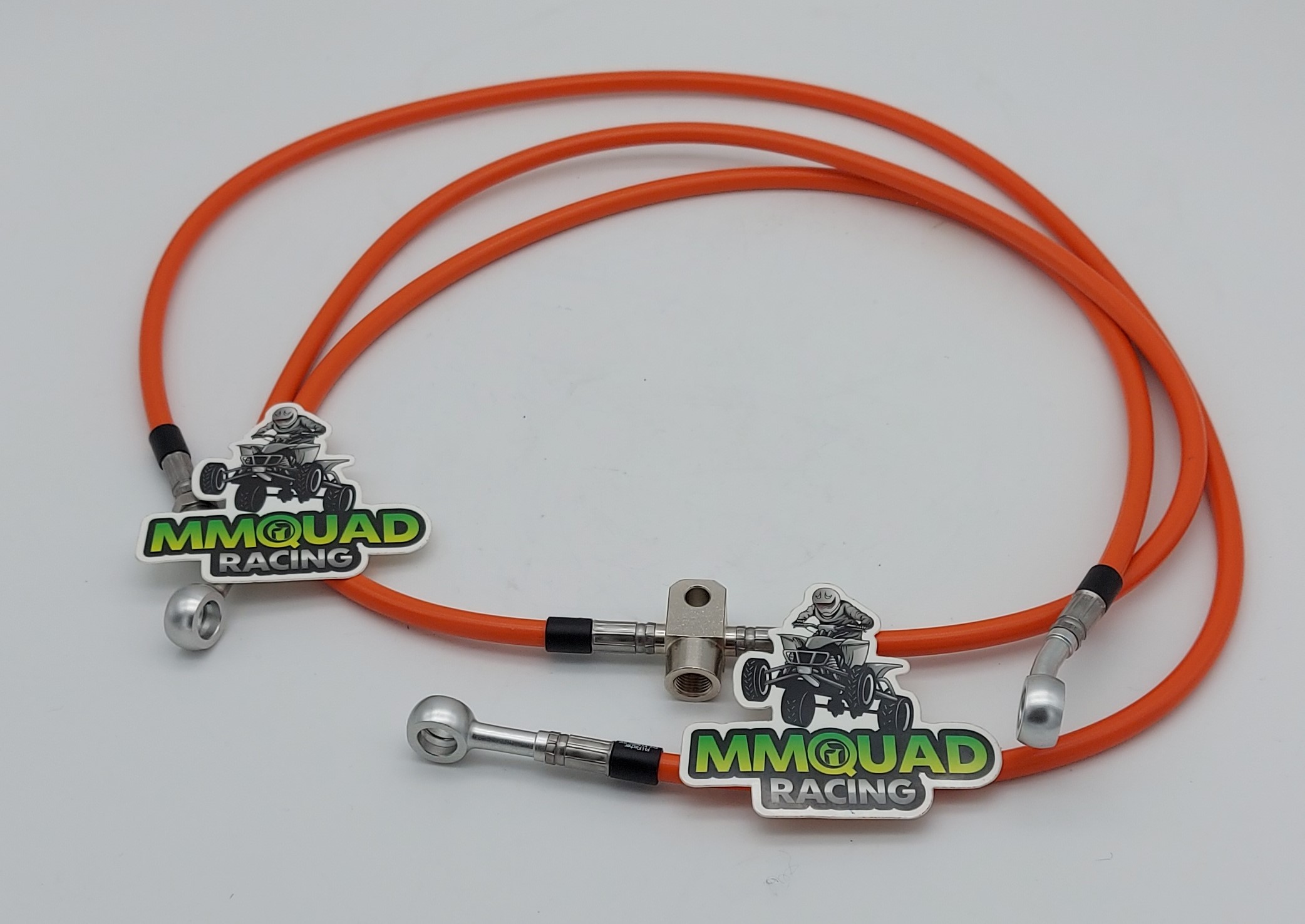 Stahlflexbremsleitung +2 Zoll verschiedene Farben